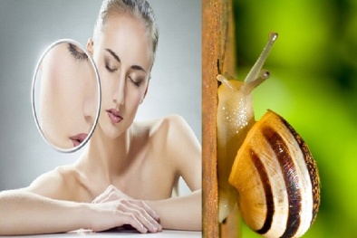 Rước cả ổ ấu trùng giun lên mặt vì làm đẹp bằng ốc sên 