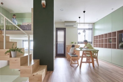 Tròn mắt với cách bày trí nội thất thông minh biến nhà chật thành rộng