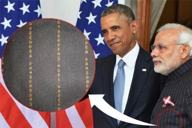 Bộ vest 14 tỷ đồng của Thủ tướng Ấn Độ lập kỷ lục Guinness