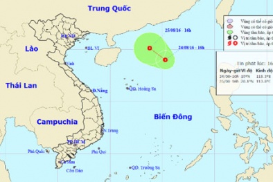 Dự báo thời tiết: Dải hội tụ nhiệt đới mạnh lên thành áp thấp ở biển Đông