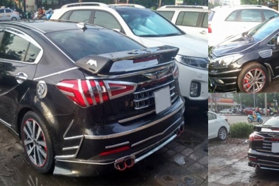 Kia K3 độ dàn áo crôm 'siêu chất' tại Hà Nội