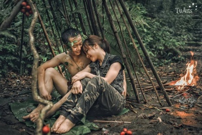 Bộ ảnh cưới đẹp, độc, lạ theo phong cách Tazan gây 'sốt'  