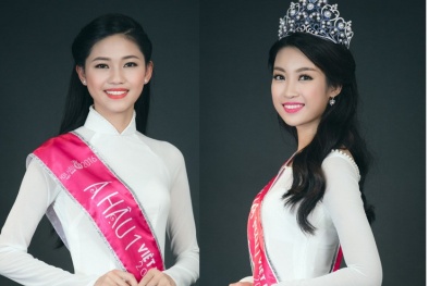 Cân nhan sắc của Tân Hoa hậu Đỗ Mỹ Linh và Á hậu 1 Ngô Thanh Thanh Tú 