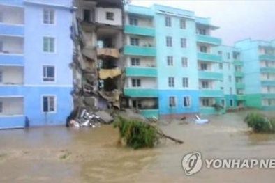 34 người chết do sập chung cư ở Triều Tiên