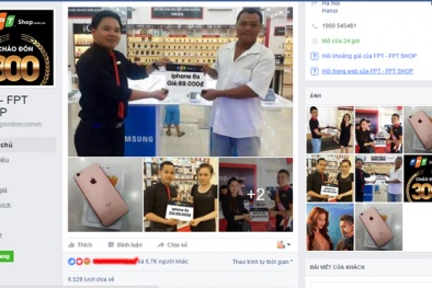 Cảnh giác với Fanpage giả mạo FPT Shop, lừa bán iPhone 6 giá 'bèo'