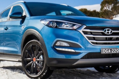 Hyundai cùng lúc ra mắt 2 mẫu xe Santafe và Tucson mới