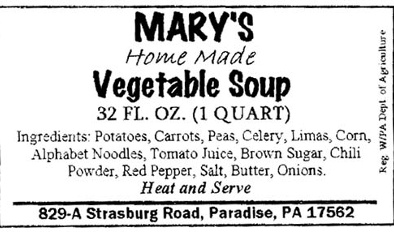 Mỹ: Thu hồi hàng nghìn sản phẩm súp rau có nguy cơ nhiễm độc