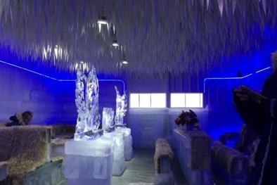 Giới trẻ phát cuồng với quán cafe băng âm 10 độ C tại Sài Gòn