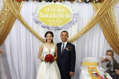 Lễ rước dâu đầm ấm, ngọt ngào của Chí Anh và vợ 9X