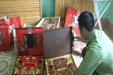Hàng nghìn bánh trung thu nhập lậu từ Trung Quốc