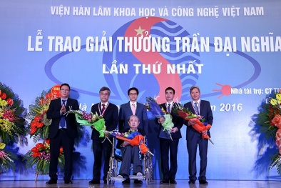 Trao giải thưởng Trần Đại Nghĩa cho công trình khoa học ứng dụng