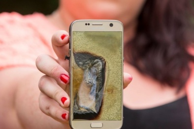 Samsung Galaxy S7 phát nổ trong quán cafe