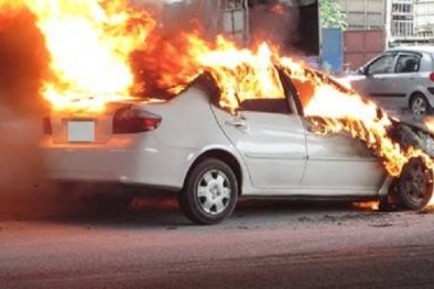 Cháy xe điều hành bay ở Cảng Hàng không Quốc tế Nội Bài, 1 người chết