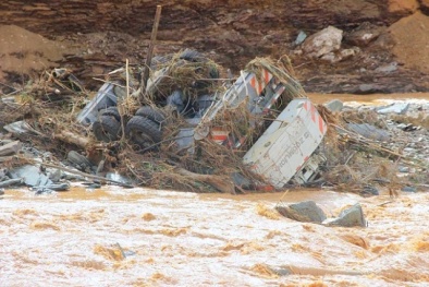 Hiện trường 'hoang tàn' của vụ vỡ đường ống thủy điện Sông Bung 2
