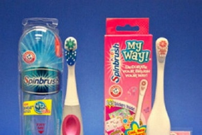 Nguy hiểm khi dùng bàn chải đánh răng điện