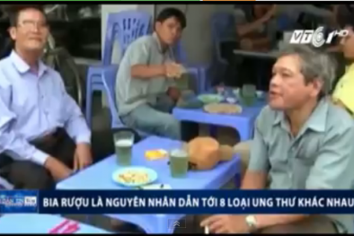 Rượu bia là yếu tố nguy cơ dẫn đến 8 loại ung thư