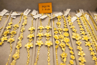 Giá vàng hôm nay 18/9/2016: Giảm đột biến 500 ngàn đồng/lượng