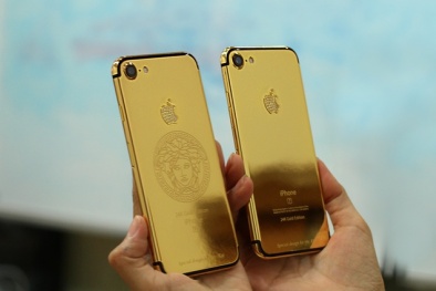 Mãn nhãn với iPhone 7 mạ vàng 24K giá gần trăm triệu đồng tại Việt Nam
