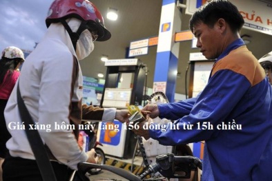 Giá xăng hôm nay tăng 156 đồng/lít, giá các loại dầu đồng loạt giảm