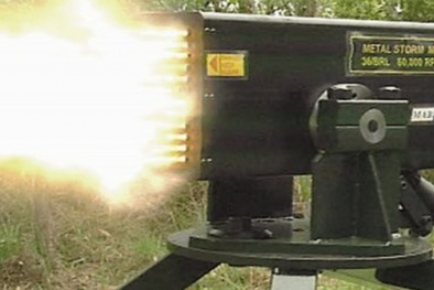 Khẩu súng máy bắn 1 triệu viên đạn trên phút
