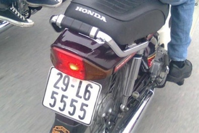 Choáng với những chiếc Honda Dream mang biển tứ quý 'siêu khủng'