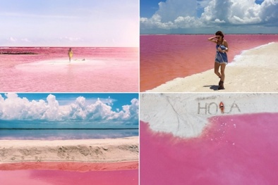 Những hồ nước màu hồng - thiên đường trên mặt đất 