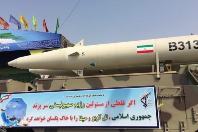 Hệ thống tên lửa của Iran có thể san phẳng Israel bất cứ khi nào