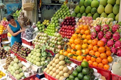 Hoa quả Trung Quốc 'đội lốt' hàng Việt tràn lan các chợ