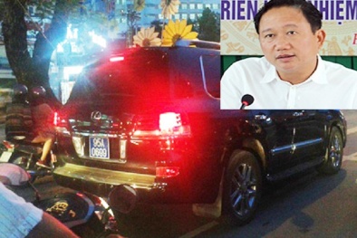 Kỷ luật đại tá cấp biển xanh cho xe Lexus của ông Trịnh Xuân Thanh