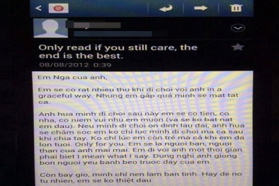 Trương Hồ Phương Nga hầu tòa: Đang khôi phục email có hợp đồng tình ái