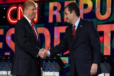 Ông Donald Trump được đối thủ Ted Cruz tiếp sức bất ngờ