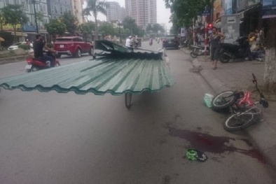 Vụ bé trai 9 tuổi chết vì xe chở tôn: Tạm giữ lái xe xích lô