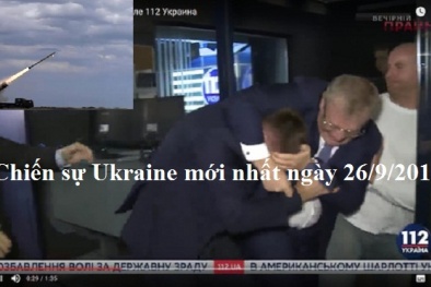 Chiến sự Ukraine mới nhất hôm nay ngày 26/9/2016: Nghị sĩ Ukraine 'đấu võ' trên truyền hình