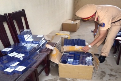 Thanh Hóa: Bắt giữ gần 1.000 bao thuốc lá 555 không giấy tờ