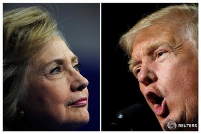 Trump và Clinton: Những hình ảnh mới nhất về cuộc đối đầu nảy lửa