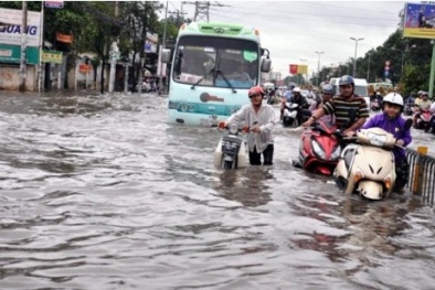 Cảnh báo nguy cơ mất an toàn điện vì ngập lụt nhiều nơi