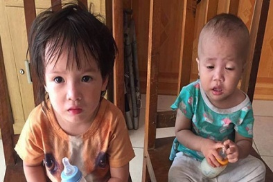 Hải Phòng: 2 cháu bé bị bỏ rơi ngoài đường