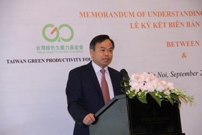 Việt Nam - Đài Loan: Thúc đẩy hợp tác trong lĩnh vực phát triển Năng suất xanh