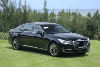 Chiếc xe siêu sang Genesis G90 chính thức ‘trình làng’ tại Việt Nam