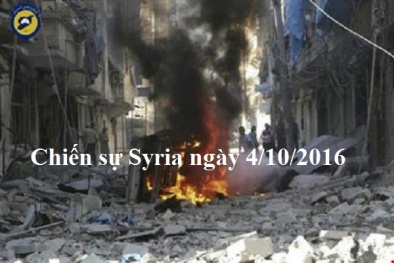 Chiến sự Syria mới nhất hôm nay 4/10/2016: LHQ kêu gọi dừng dội bom Syria