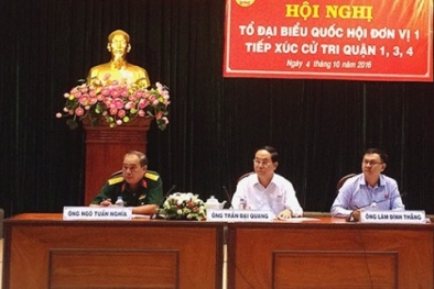 Chủ tịch nước Trần Đại Quang: 'Xử lý tham nhũng không có vùng cấm'