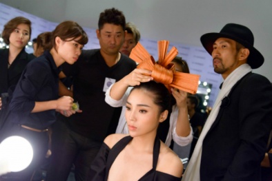 Hoa hậu Kỳ Duyên khoe vẻ sexy ngọt ngào tại sự kiện