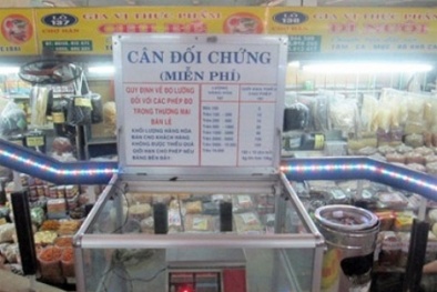 TP.HCM sẽ trang bị cân đối chứng ở các chợ phục vụ người tiêu dùng