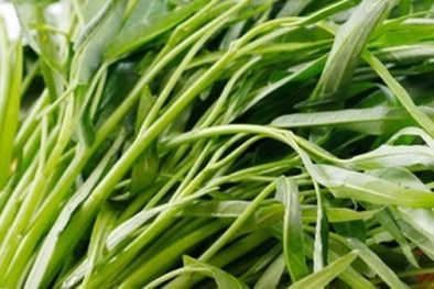 Rau muống: Bí quyết phân biệt rau nhiễm chì và rau sạch