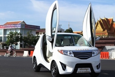 Cận cảnh chiếc ô tô 100 triệu đồng của Campuchia