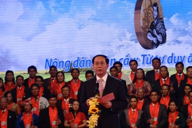Chủ tịch nước trao danh hiệu Nông dân Việt Nam xuất sắc năm 2016