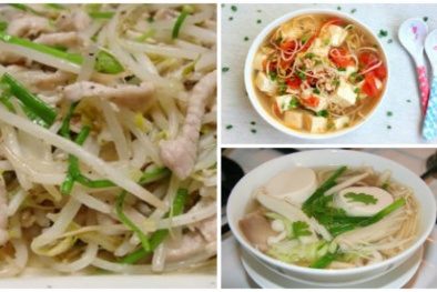 Con biếng ăn, chậm lớn, mẹ năng nấu các món ăn với giá đỗ 