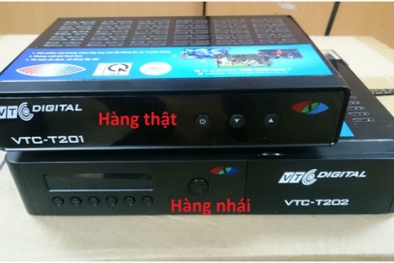 Cẩn thận kẻo mua nhầm đầu thu kỹ thuật số VTC giả