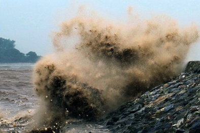 Bão số 7 Sarika tăng cấp khi đi vào vùng biển Hoàng Sa