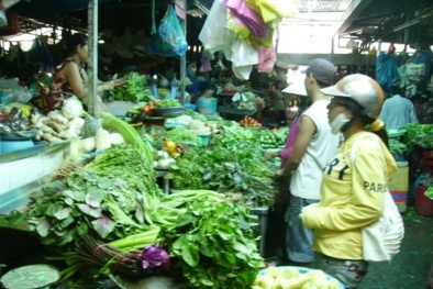 Lo bão số 7 Sarika gây mưa, người dân Hà Nội mua lương thực dự trữ